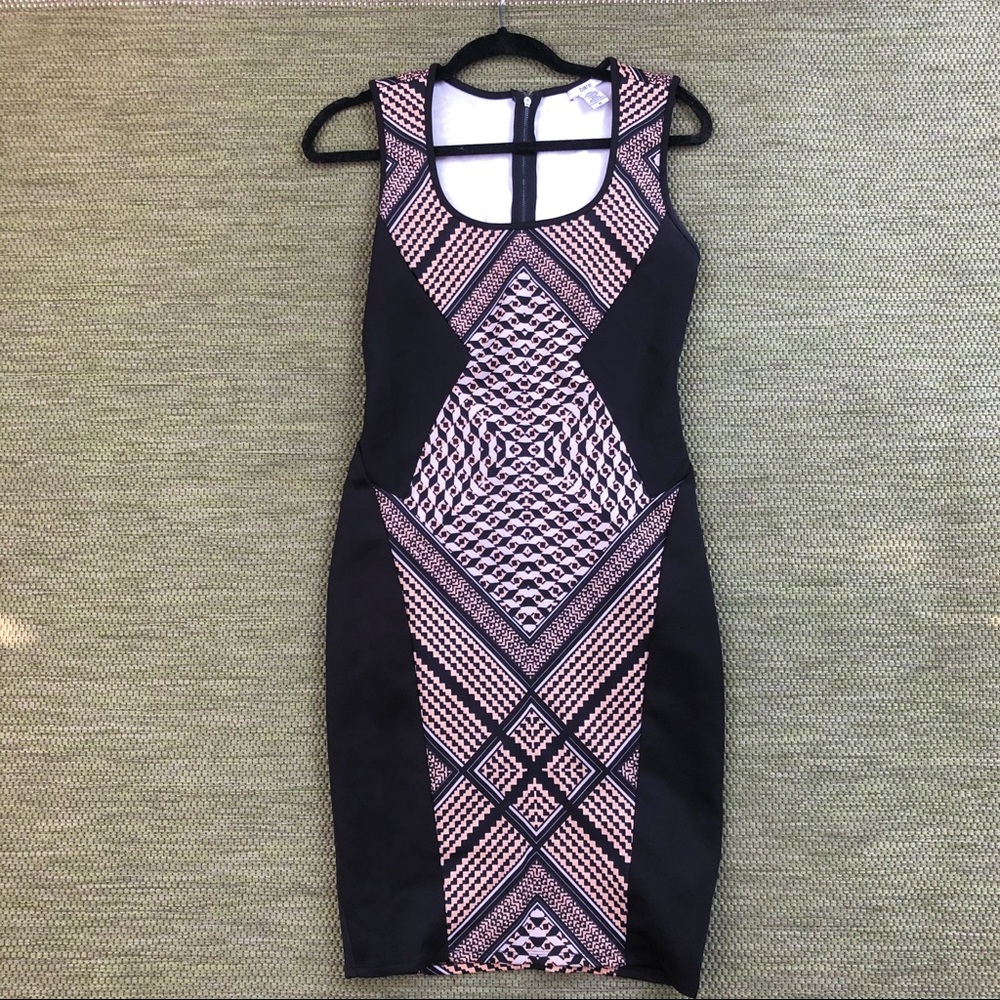 Bar III Sleeveless Scuba Bodycon Dress